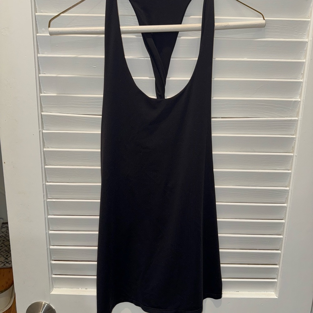 Black Sleeveless Tank Top